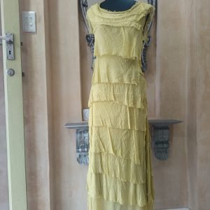 Fit and Flare Yellow Dress