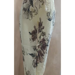 Italian Jogger pants -yellow/floral