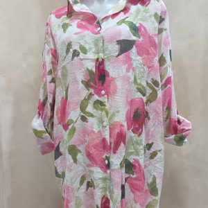 Pink Floral Shirt-Fresh & Feminine
