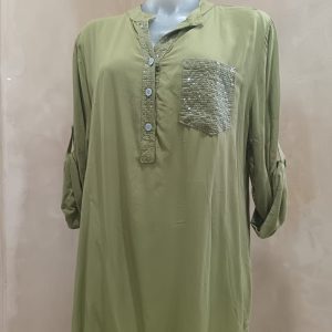 Chartreuse Tunic -100 % Viscose