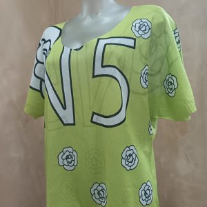 Chanel -Inspired Lime Green knit top